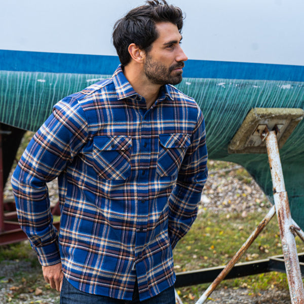MuskOx Pecan Plaid Field Grand Flannel