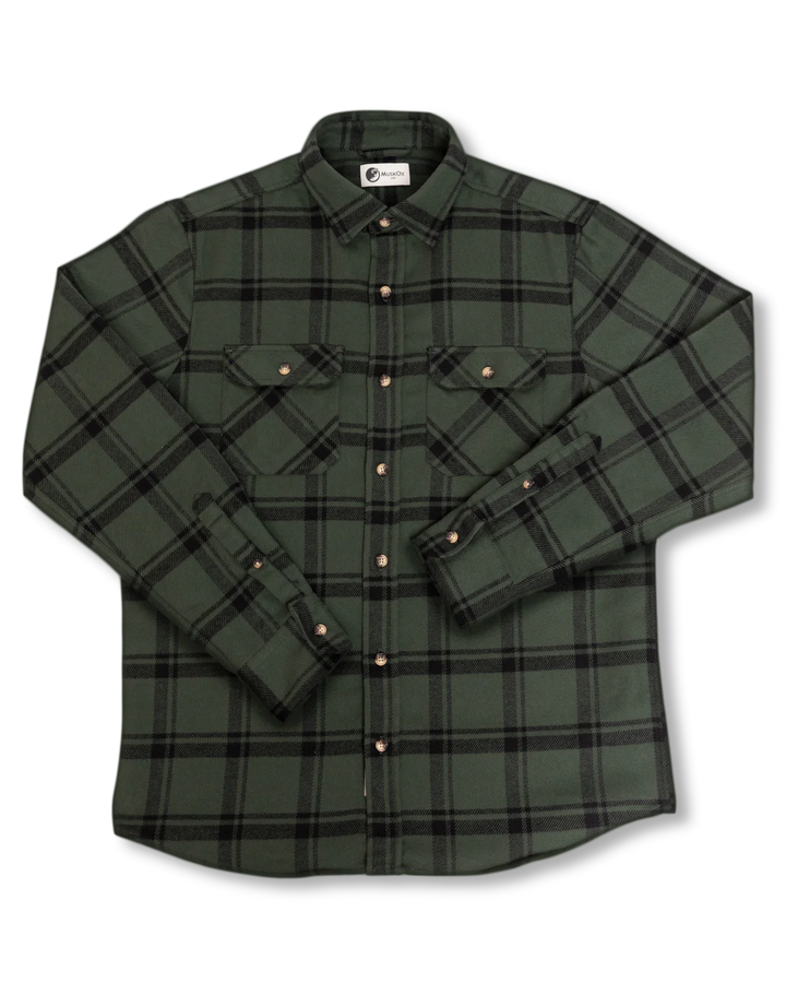Field Grand Flannel, Dark Green