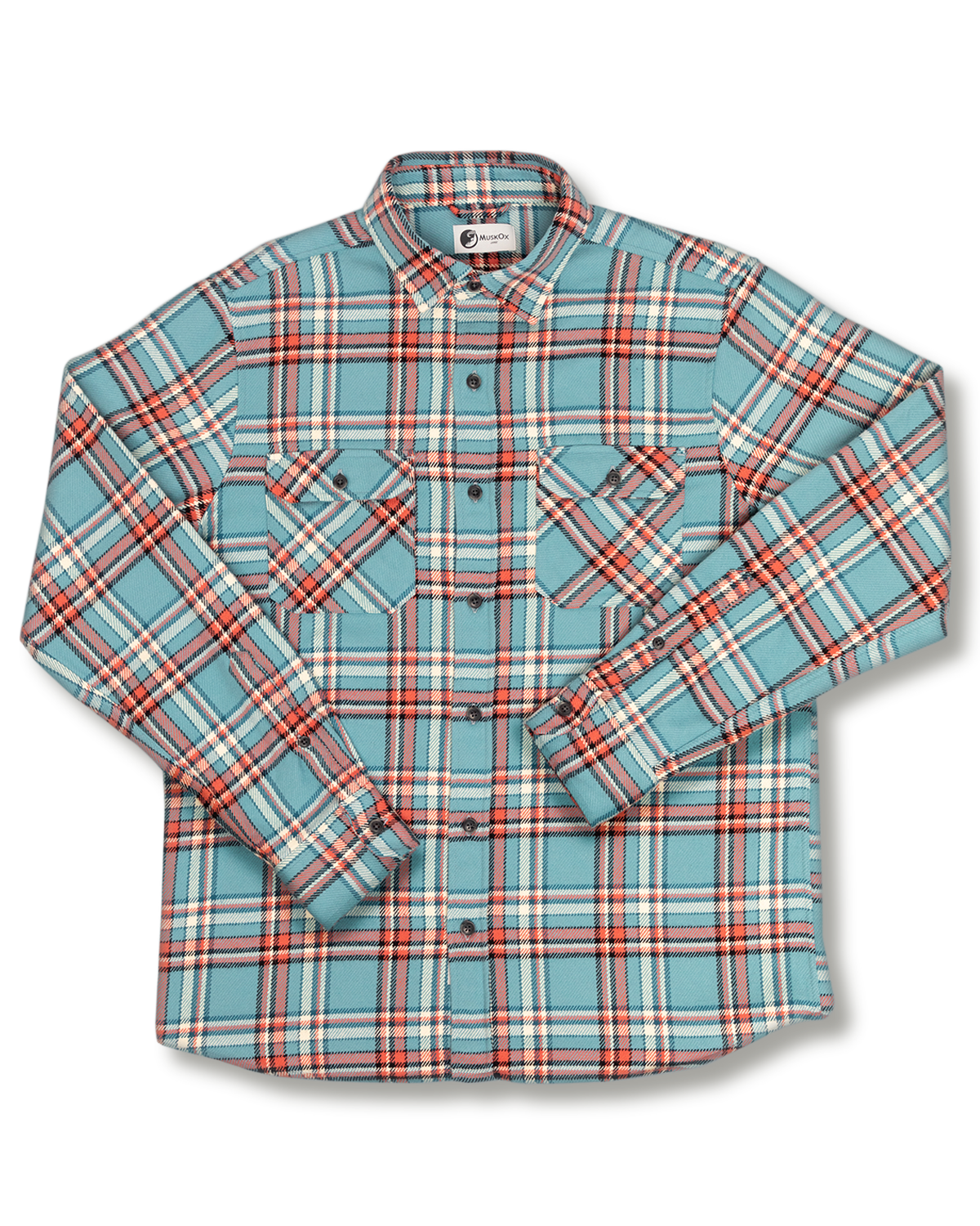 Soft Flannel Shirt for Men, Field Grand Flannel in Teal Plaid – MuskOx  Flannels, image size:1200x1500