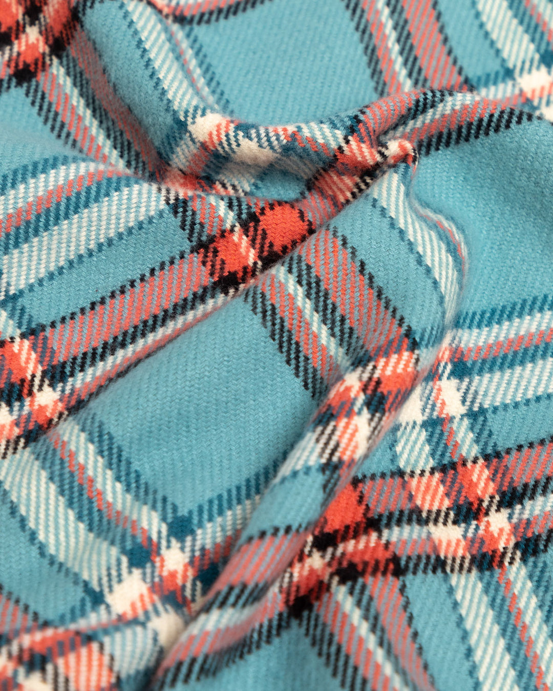 Field Grand Flannel in Teal Plaid, 100% Cotton Flannel for Men, Dense and Durable for the Field