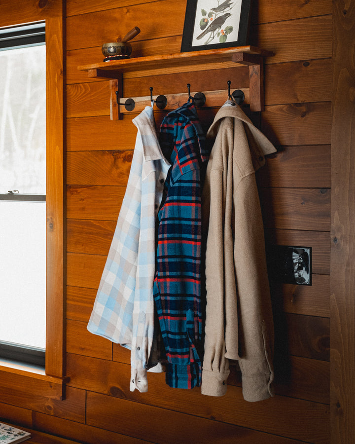 Grand Flannel in Blue Plaid, 100% Cotton Flannel for Men