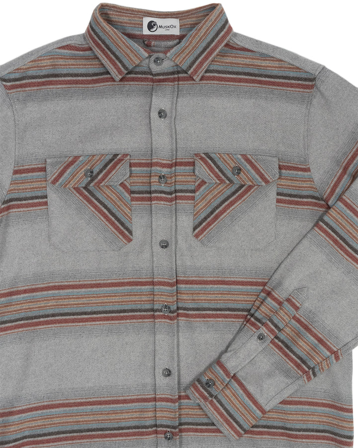 Field Grand Flannel Shirt in Sandstone
