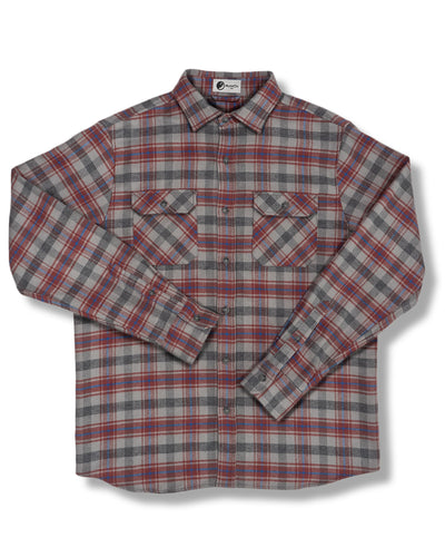 Field Grand Flannel Shirt for Men in Sedona Red Plaid