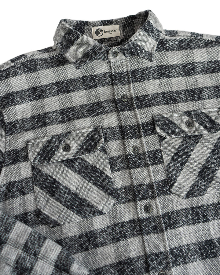 Grand Flannel, Charcoal Gingham