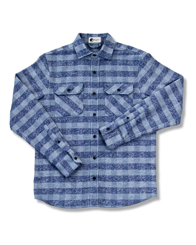 The Grand Flannel in Checkered Blue By MuskOx.