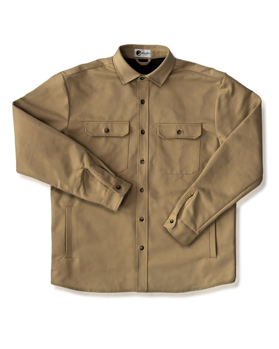 Lined Yukon Flannel Jacket for Men in Tan