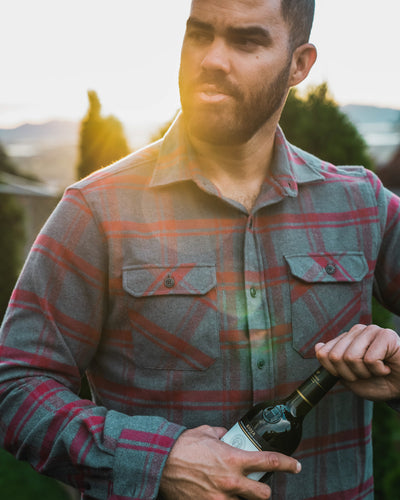 Field Grand Flannel in Huntsman Plaid