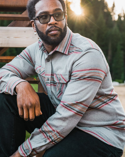 Field Grand Flannel Shirt in Sandstone