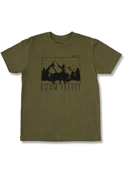 MuskOx Outdoor Apparel Roam Freely Green Tee