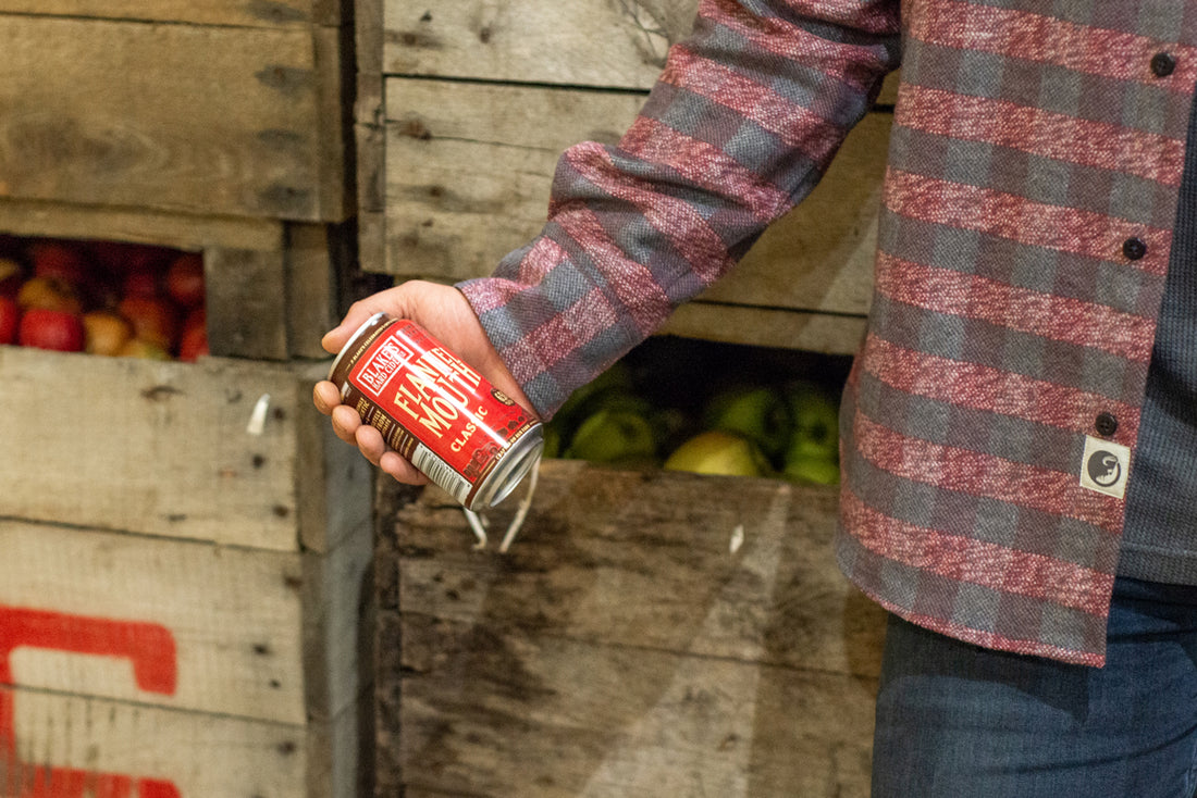 Flannels and Blake's Flannelmouth Cider, The Perfect Combo