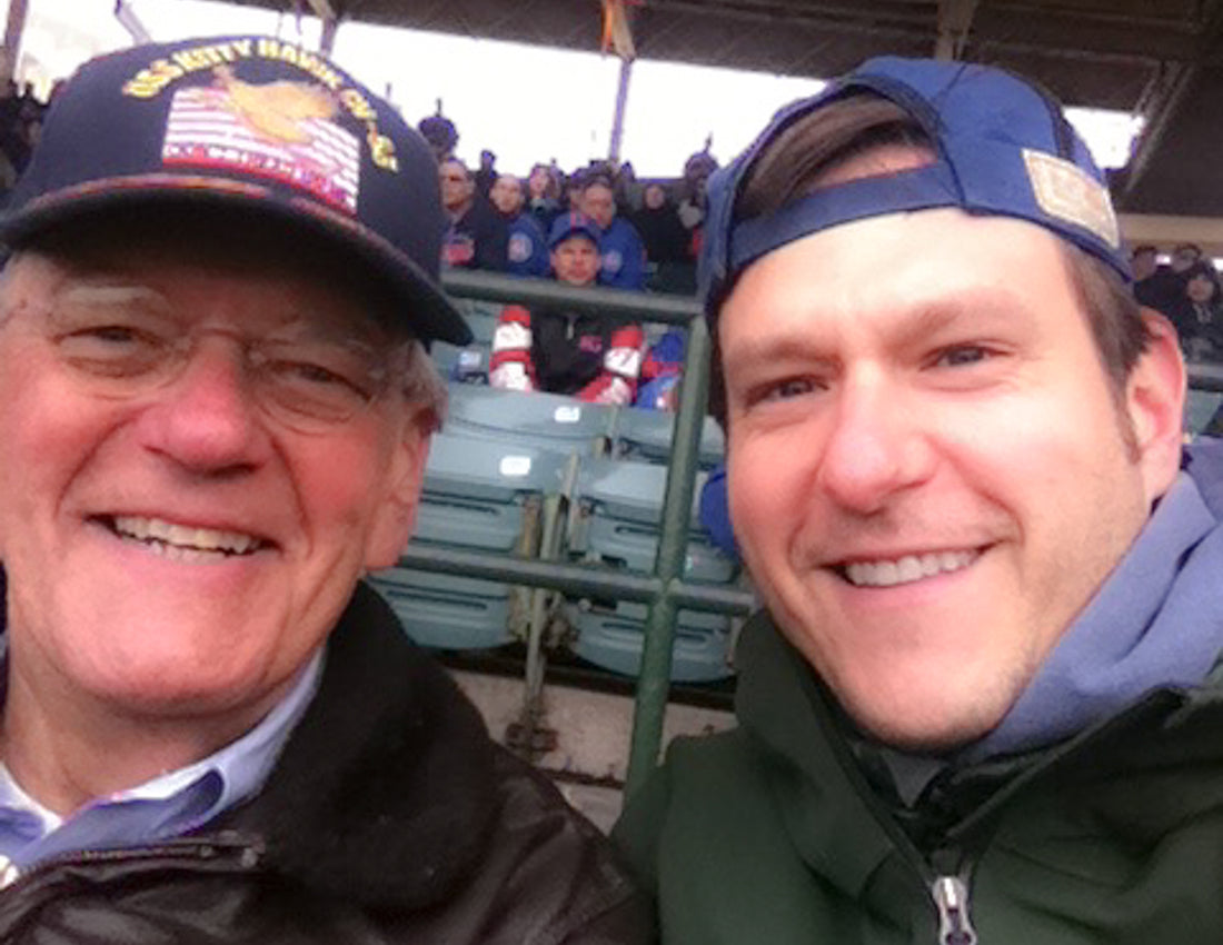 Brad Hoos Founder of MuskOx and his Father