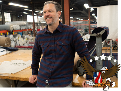 American-Made MuskOx Flannels and T-Shirts