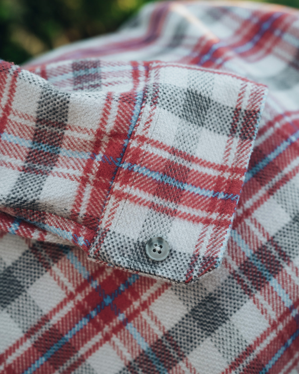 Field Grand Flannel Shirt for Men in Sedona Red Plaid