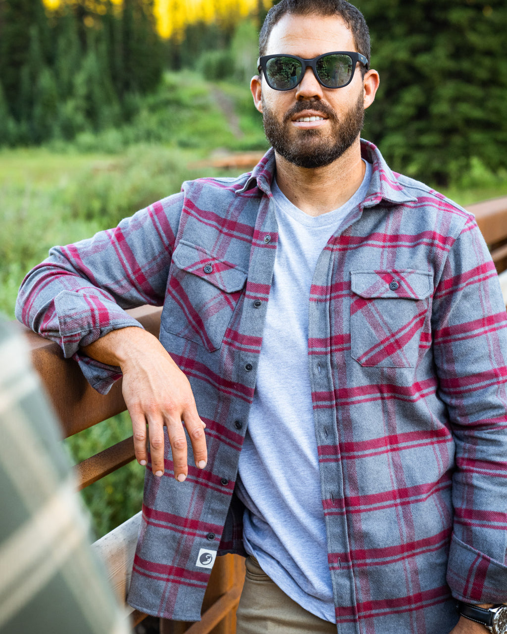 Field Grand Flannel in Huntsman Plaid