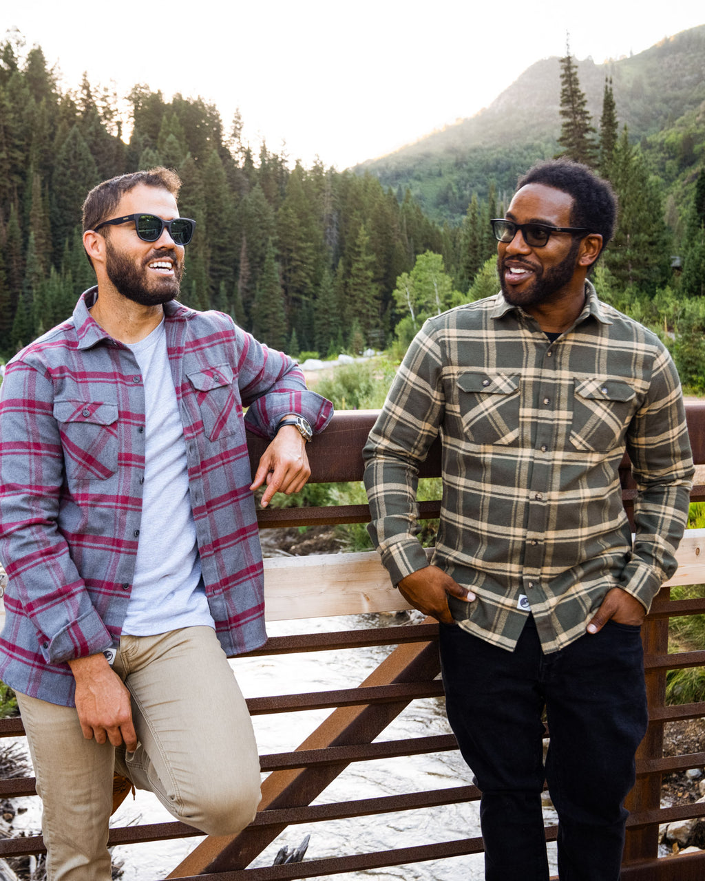 Field Grand Flannel Shirt in Olive