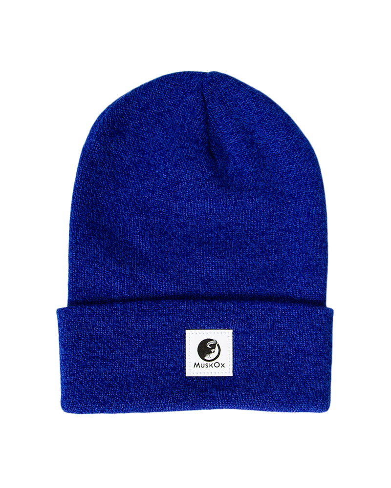 MuskOx Backslope Knit Beanie in Royal Blue