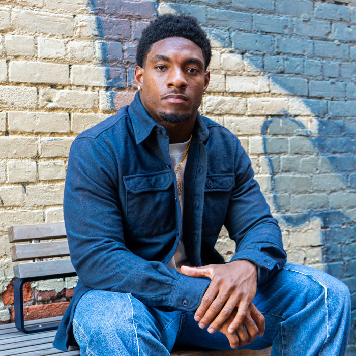 Christian Izien, Detroit Lions Defensive Back in MuskOx Grand Flannel