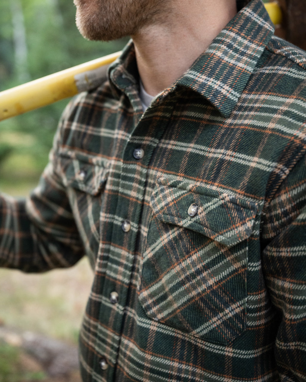 Field Grand Flannel Conifer, Heavyweight Flannel for Men