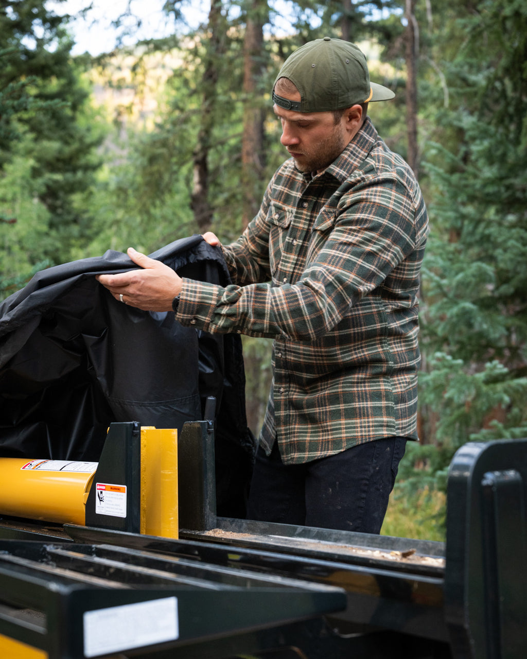 Field Grand Flannel Conifer, Heavyweight Flannel for Men
