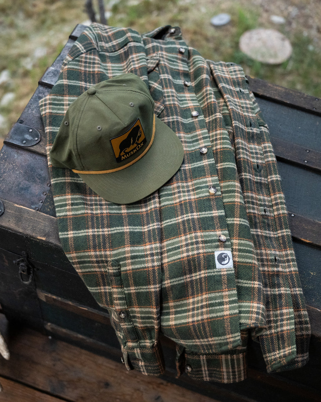 Field Grand Flannel Conifer, Heavyweight Flannel for Men