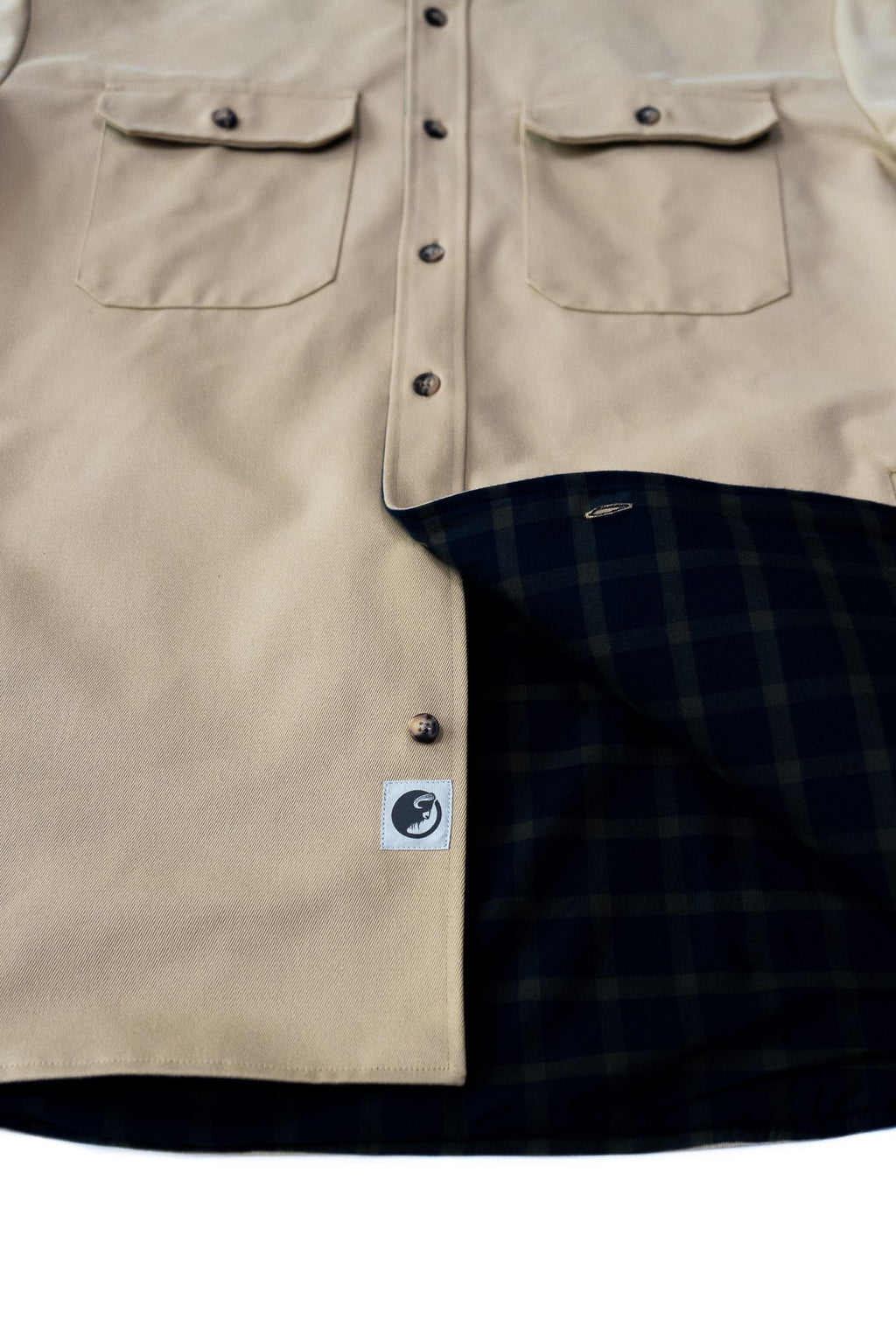 Lined Yukon Flannel Jacket for Men in Tan