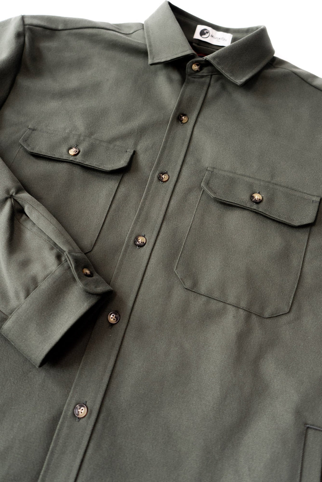 Lined Yukon Flannel Jacket for Men in Olive Green