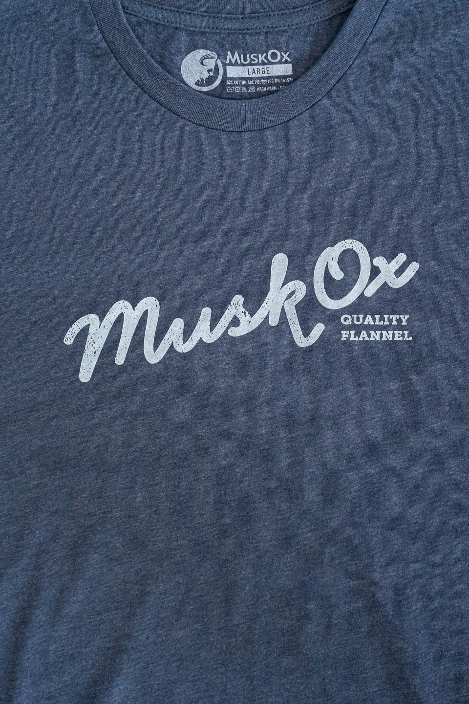 MuskOx Navy Tee, Team Crew