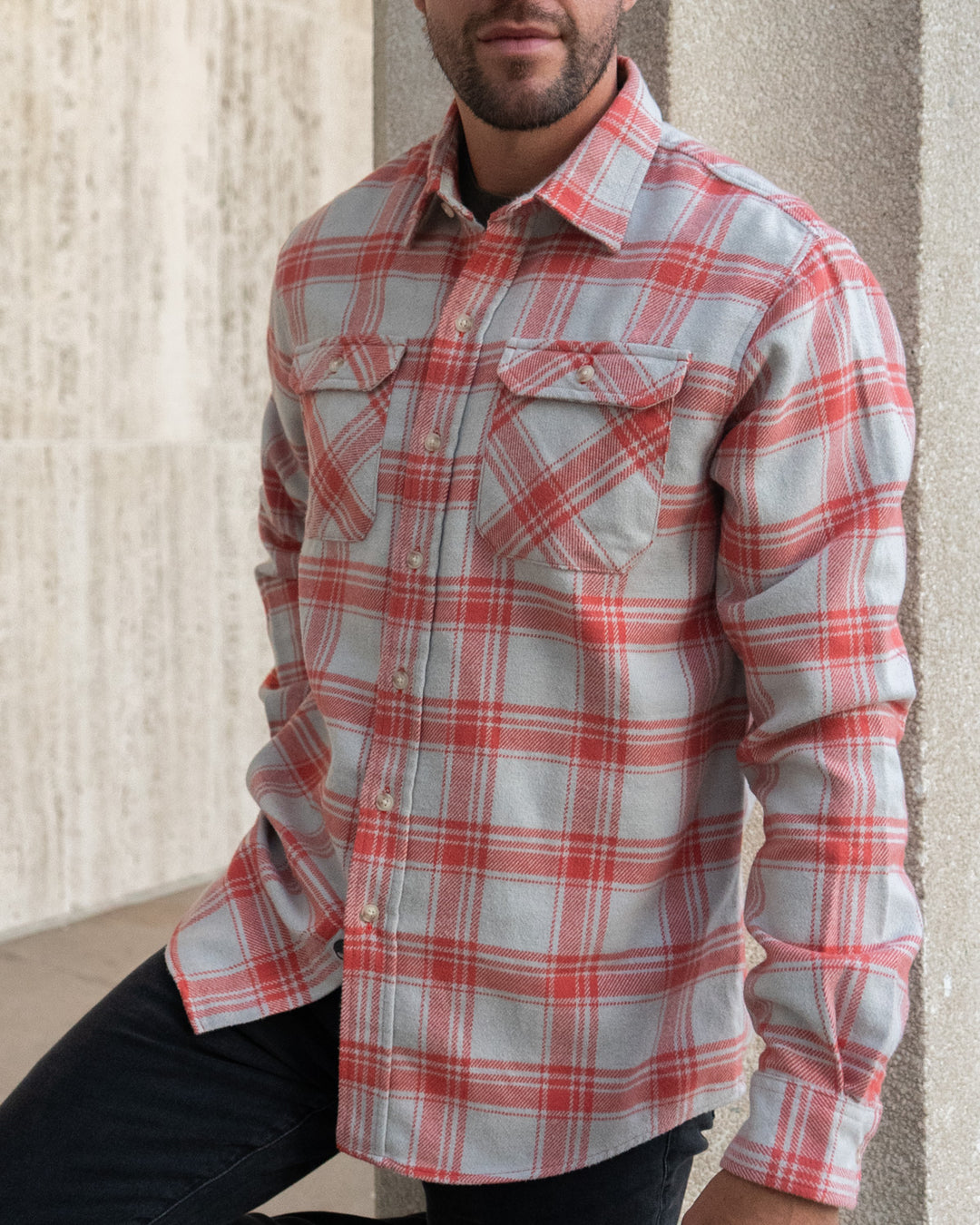 Field Grand Flannel in Oatmeal