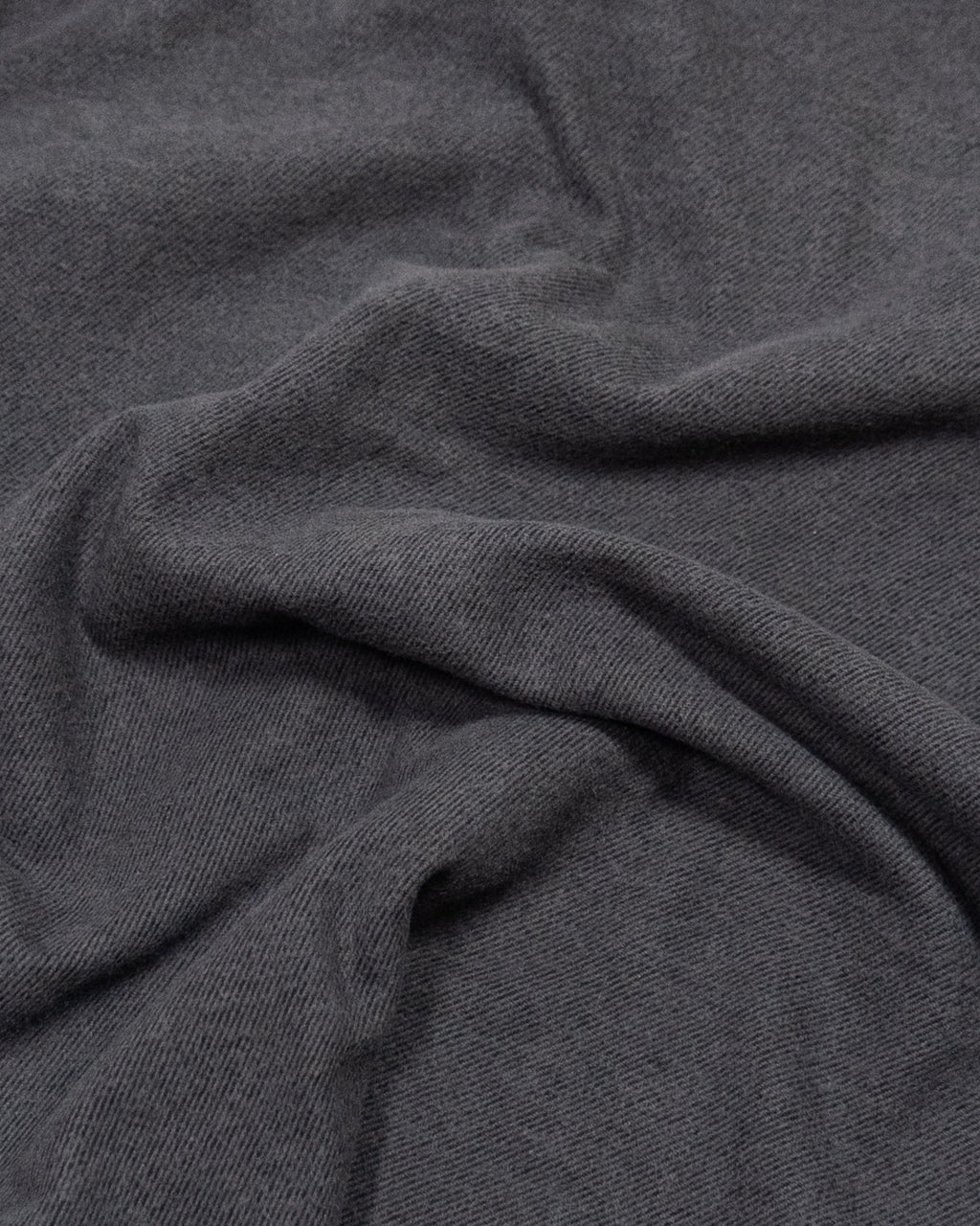 Grand Flannel in Charcoal, 100% Cotton Flannel Shirt for Men