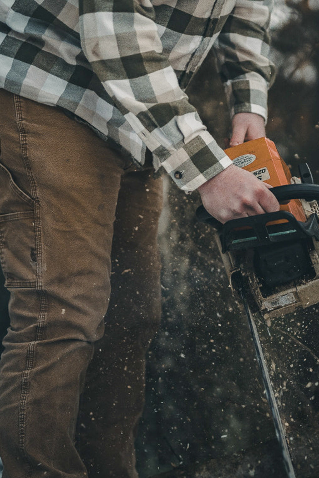 MuskOx Three Seasons Flannel in Pine, 100% cotton lightweight flannel shirt for men