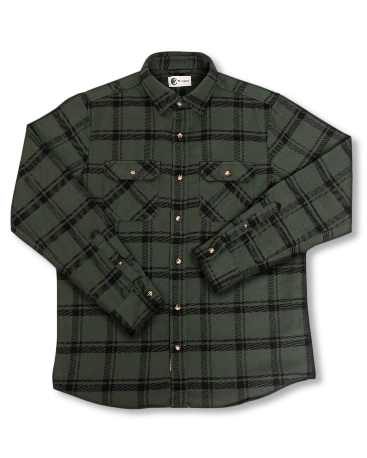 Field Grand Flannel, Dark Green