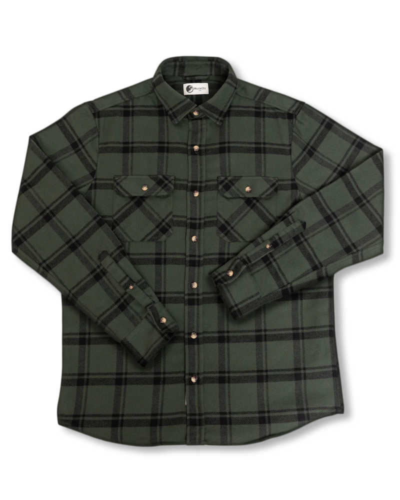 Field Grand Flannel, Dark Green