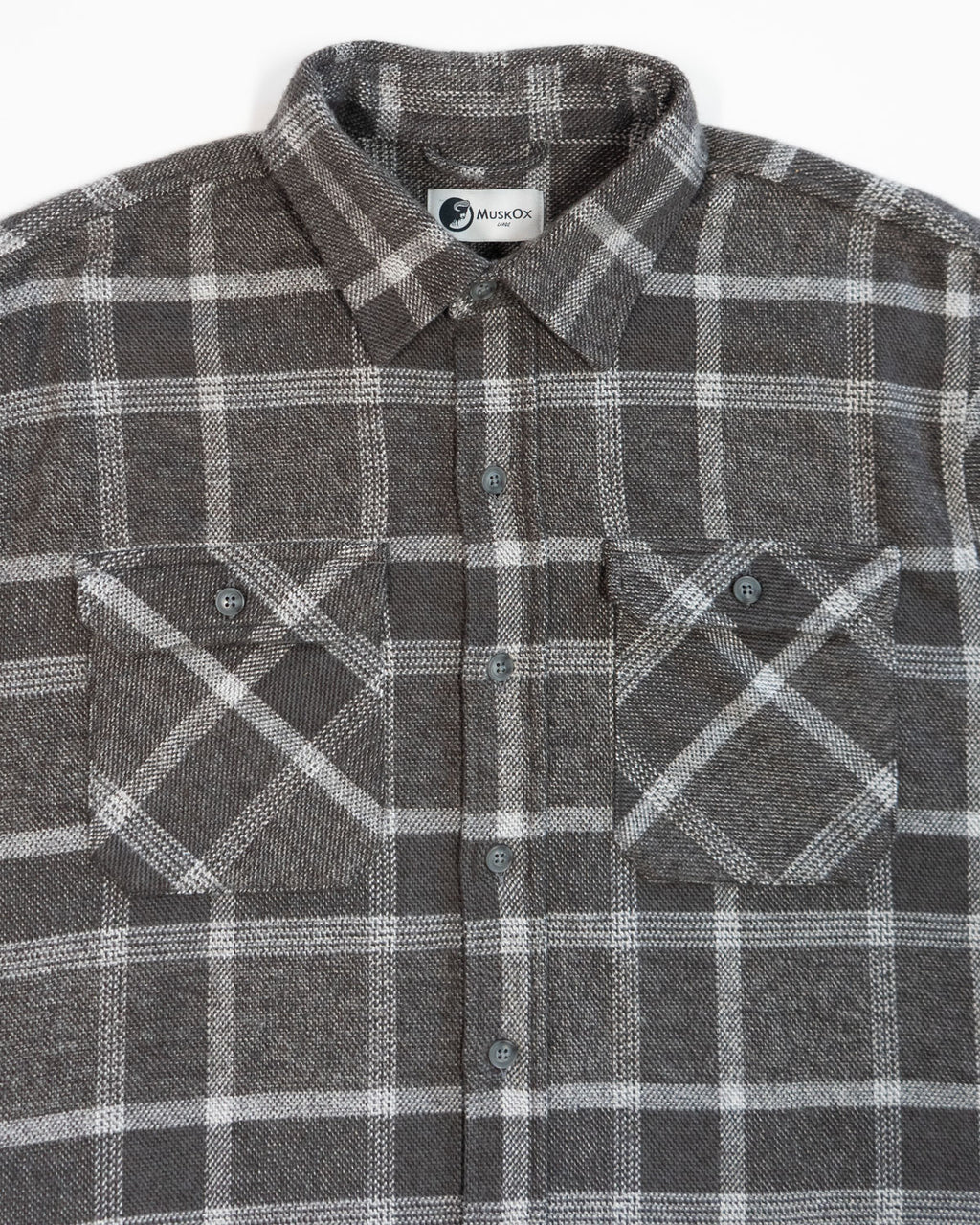Soft Flannel Shirt for Men, 100% Cotton Flannel in Flint Windowpane