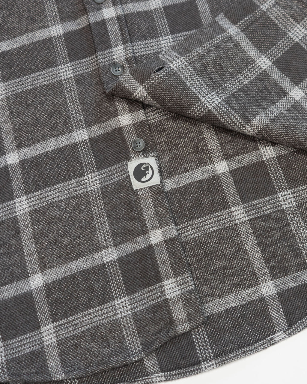 Soft Flannel Shirt for Men, 100% Cotton Flannel in Flint Windowpane