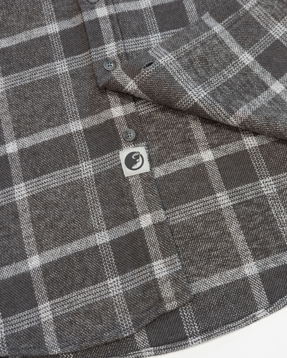 Soft Flannel Shirt for Men, 100% Cotton Flannel in Flint Windowpane