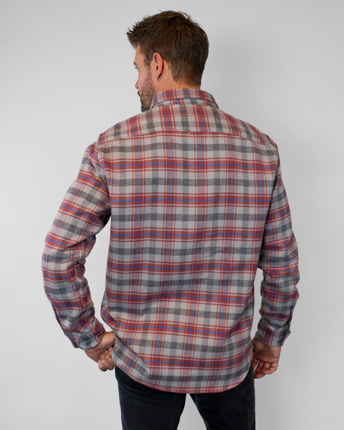 Field Grand Flannel Sedona Red, Cotton Flannel Shirt