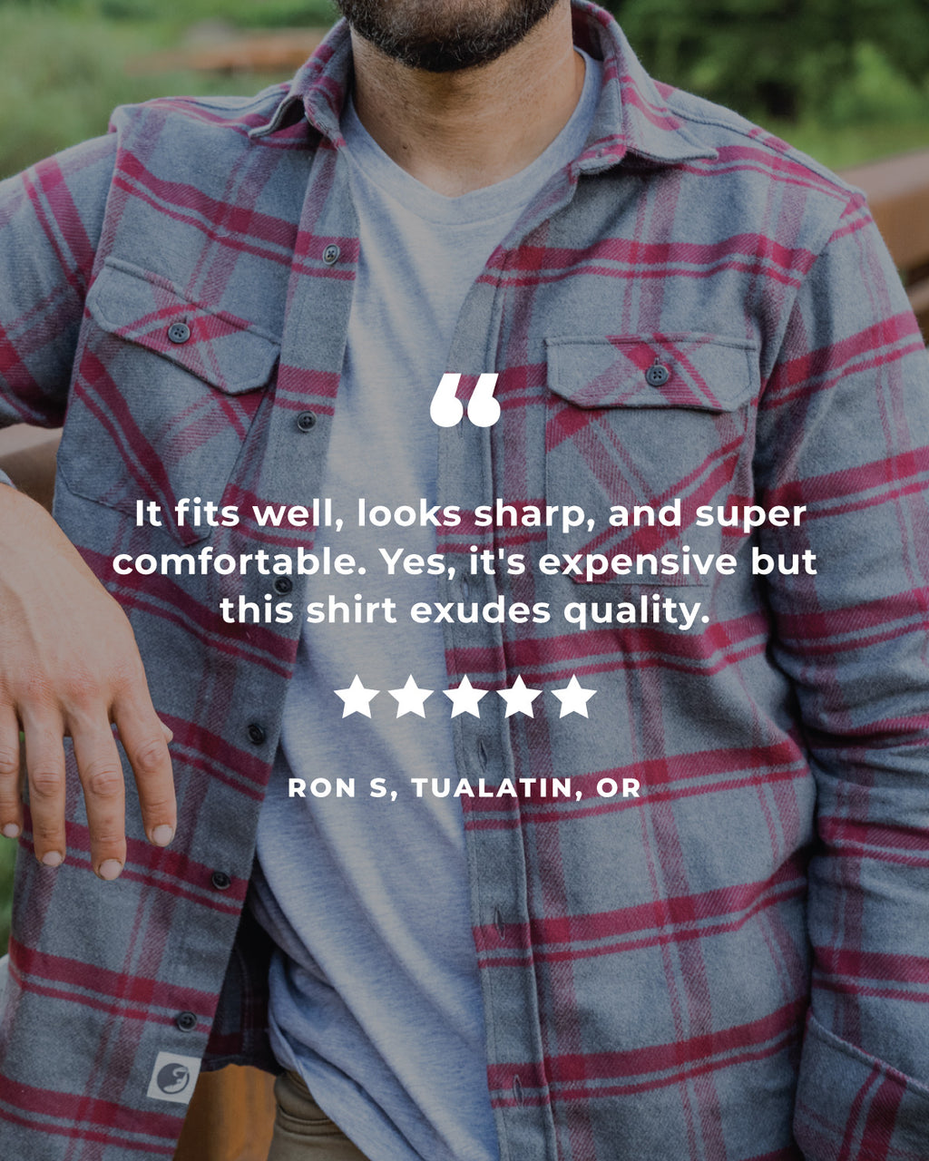 Field Grand Flannel in Huntsman Plaid