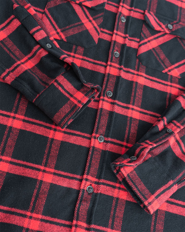 Field Grand Flannel, Huntsman Plaid in Black