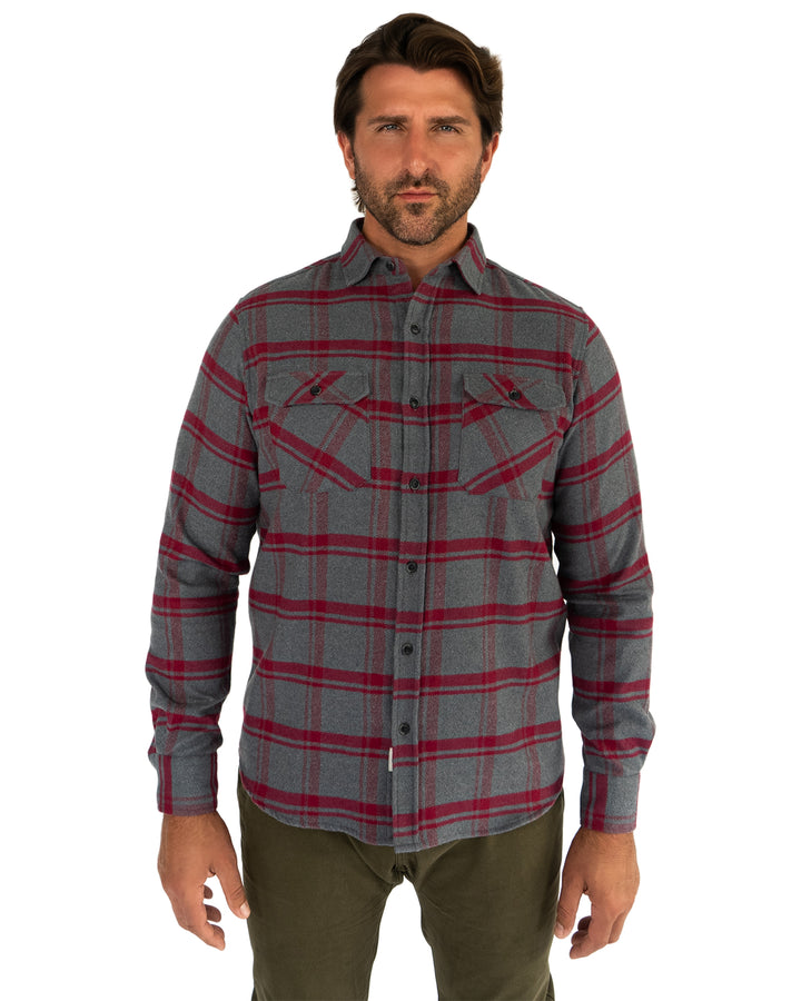 Field Grand Flannel in Huntsman Plaid
