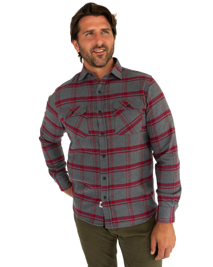 Field Grand Flannel in Huntsman Plaid