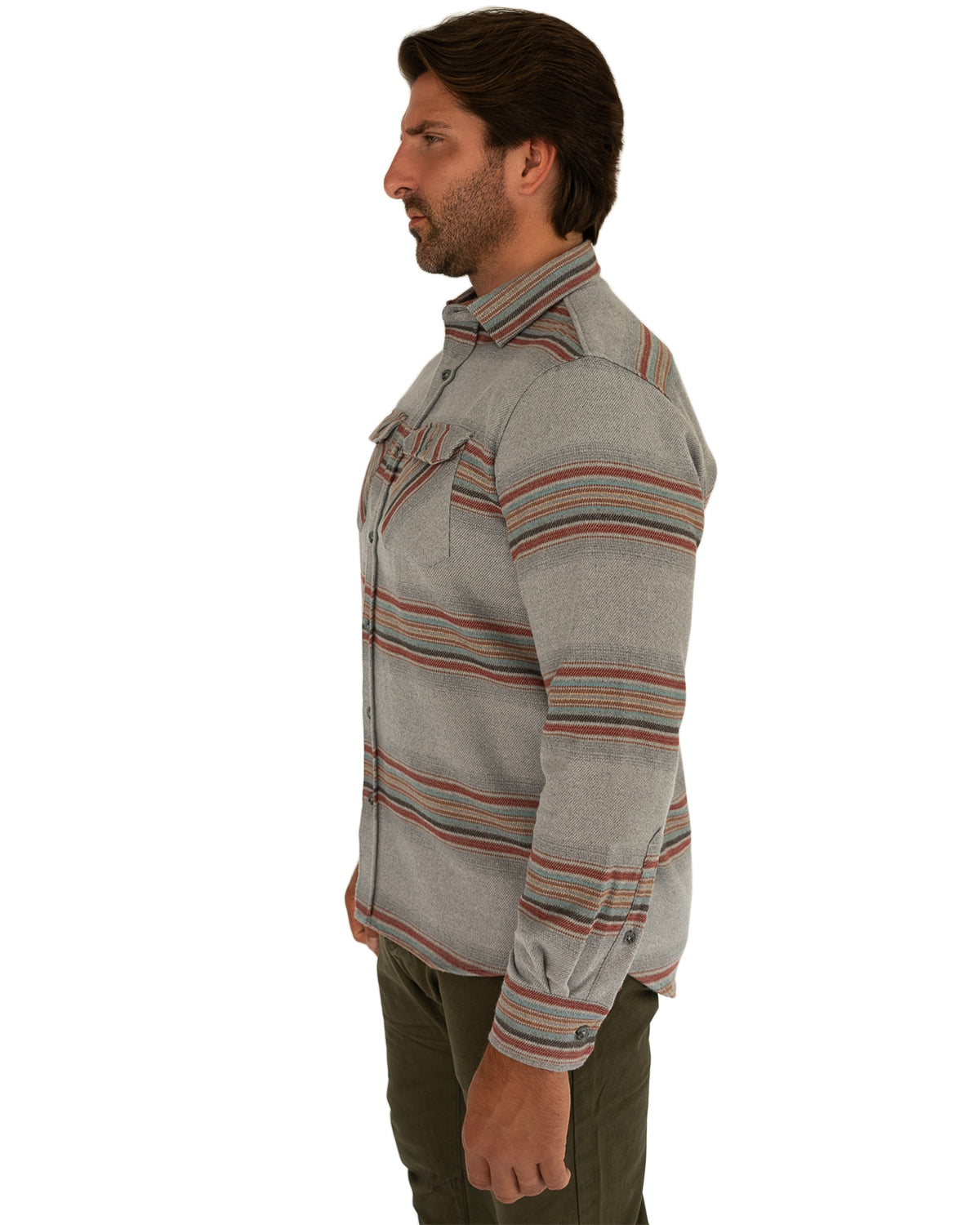 Field Grand Flannel Shirt in Sandstone