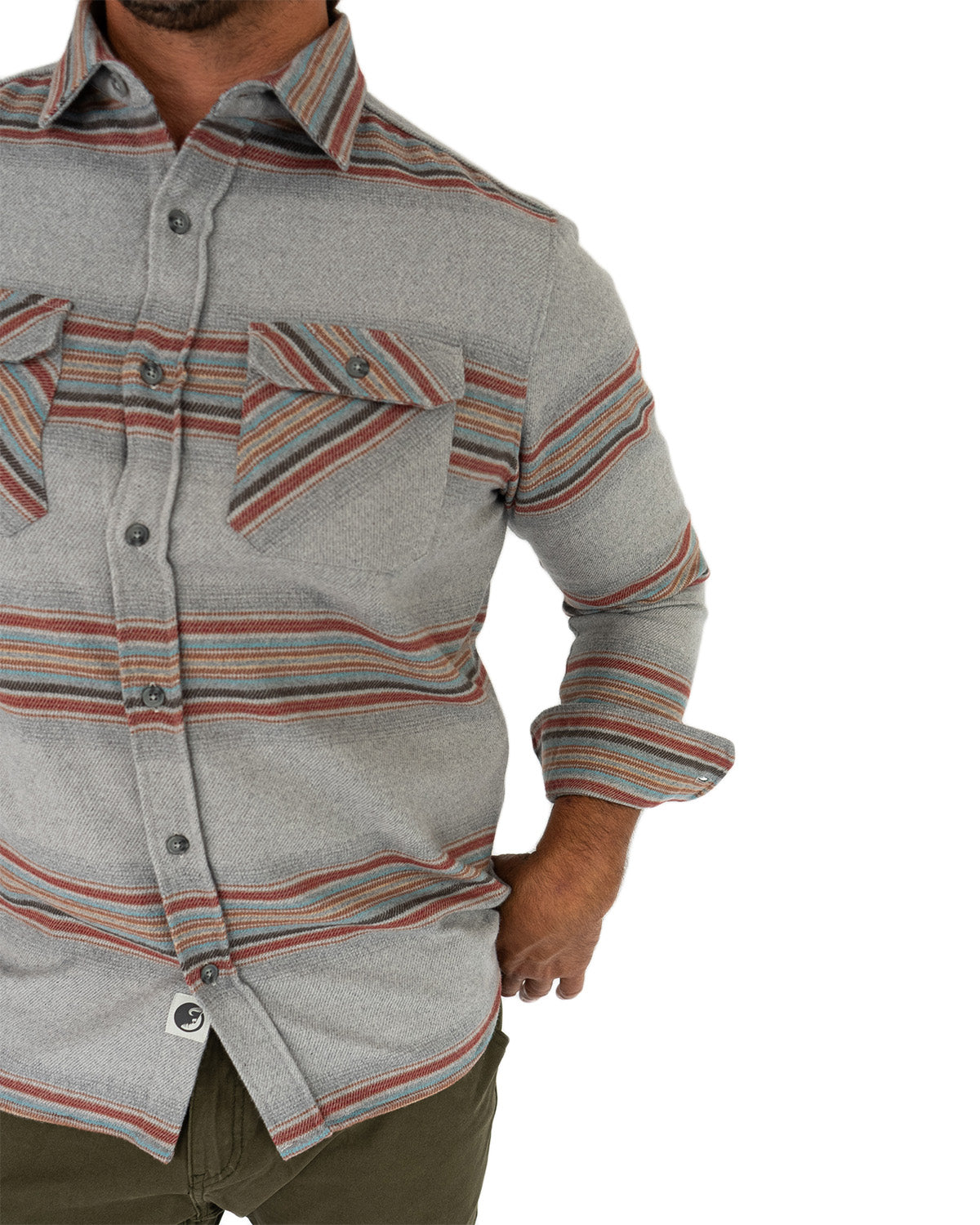 Field Grand Flannel Shirt in Sandstone