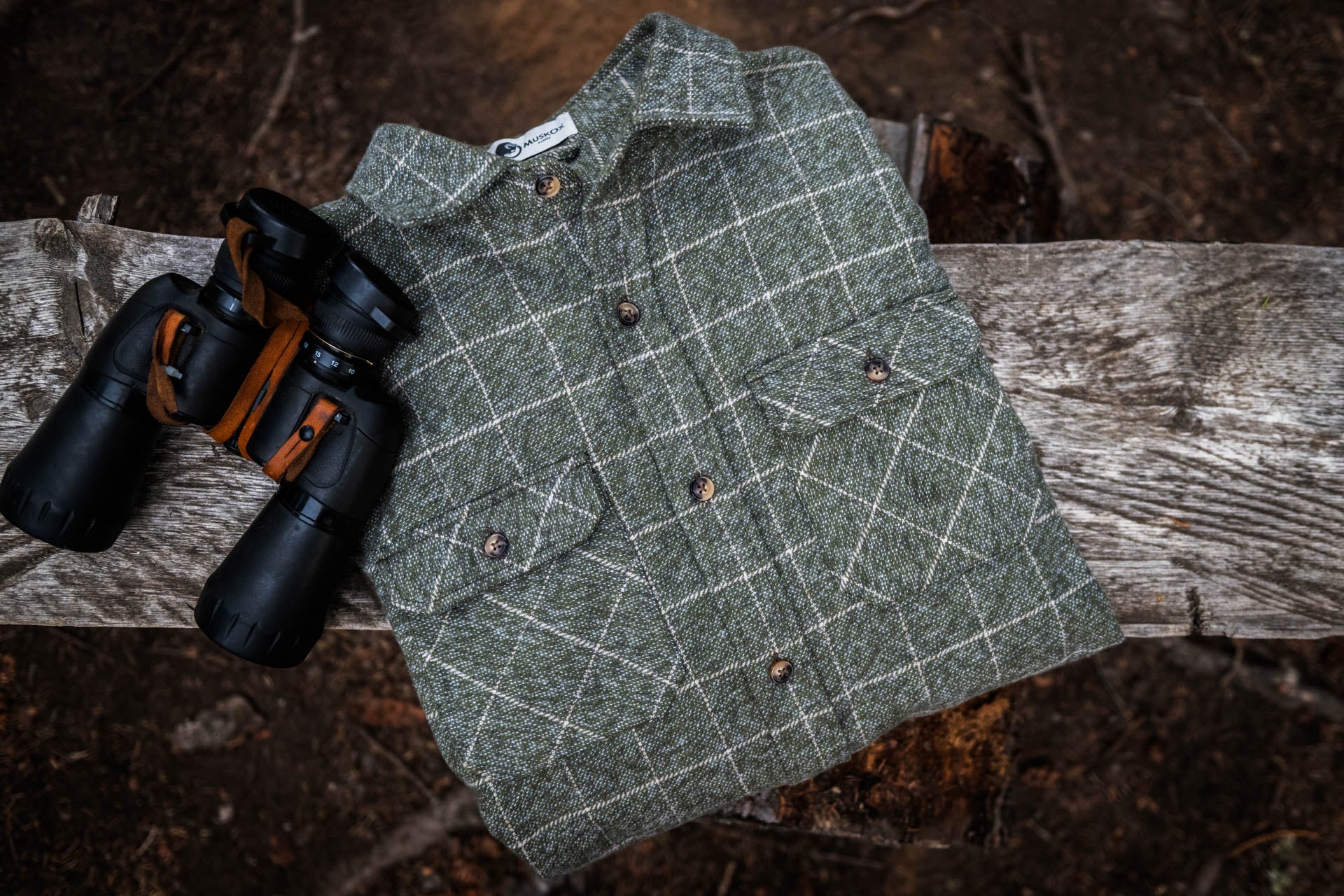 MuskOx Flannel Folded