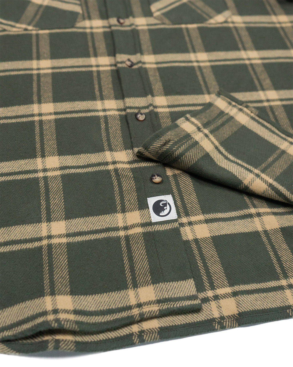 Field Grand Flannel Shirt in Olive