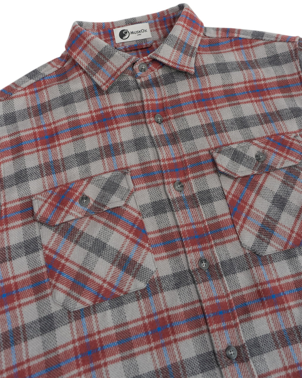 Field Grand Flannel Shirt for Men in Sedona Red Plaid