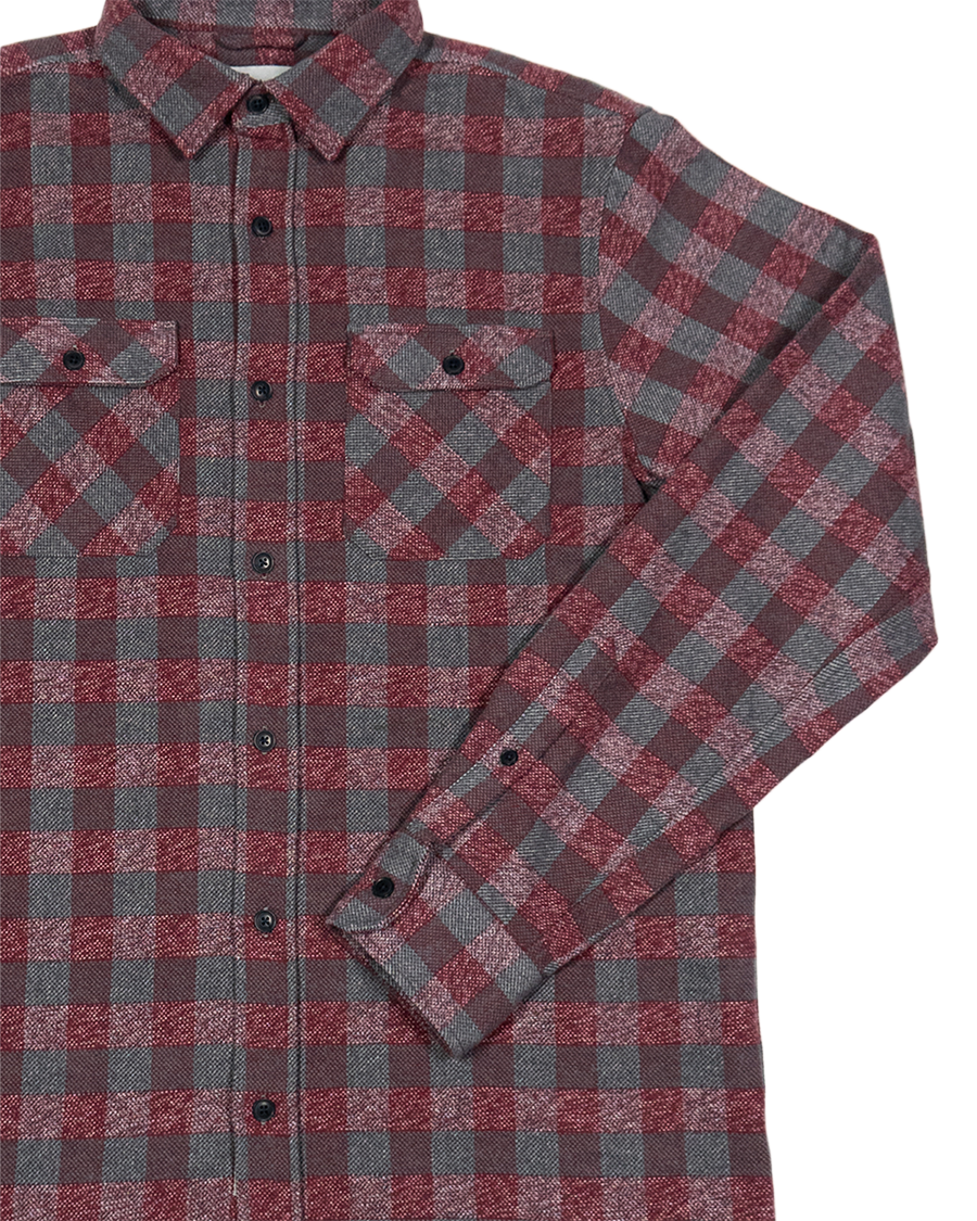 Grand Flannel, Cotton Flannel in Burgundy