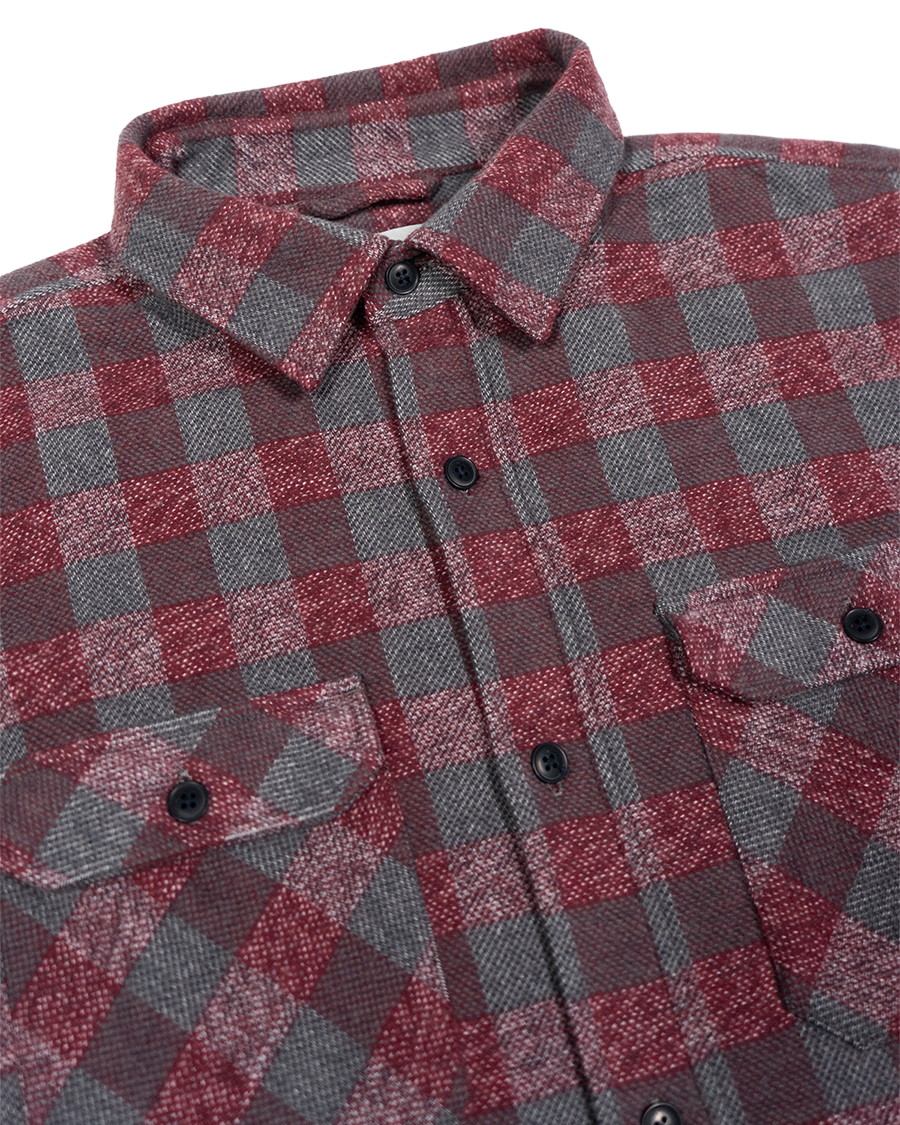 Grand Flannel, Cotton Flannel in Burgundy