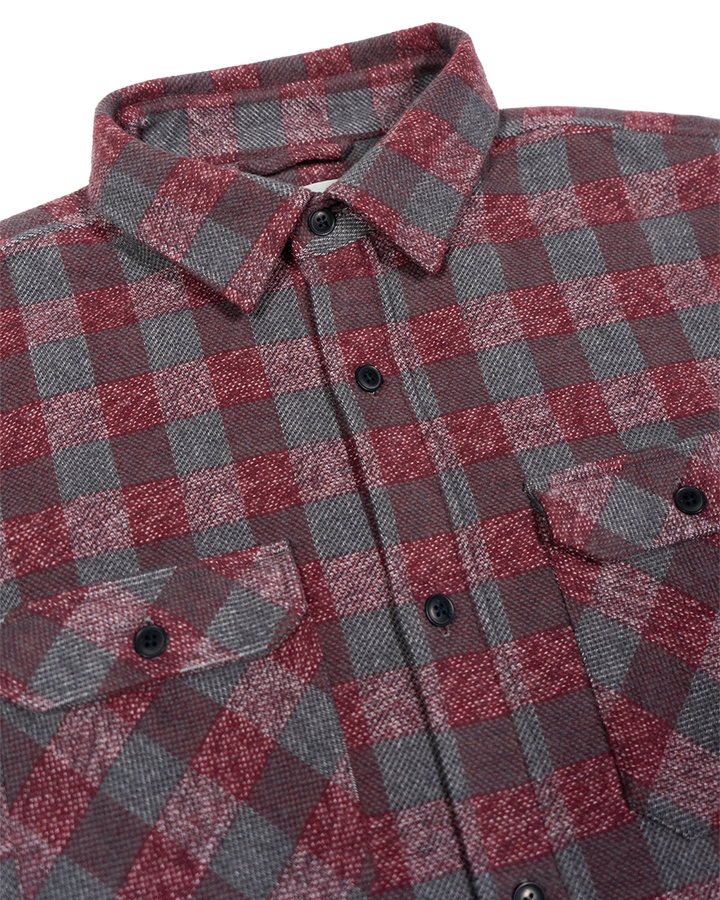 Grand Flannel, Cotton Flannel in Burgundy