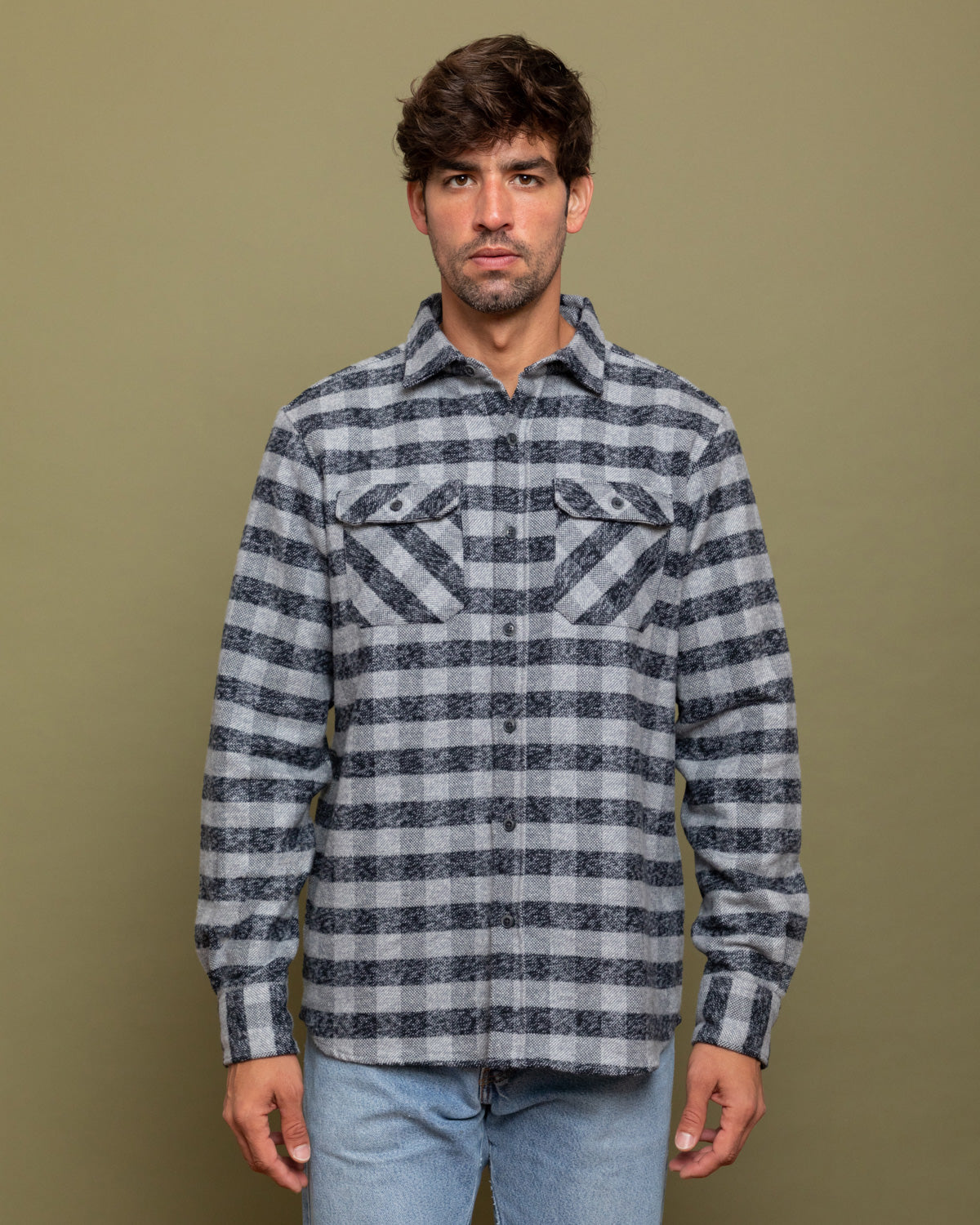 Soft Flannel Shirt for Men in 100% Cotton, The Grand Flannel in