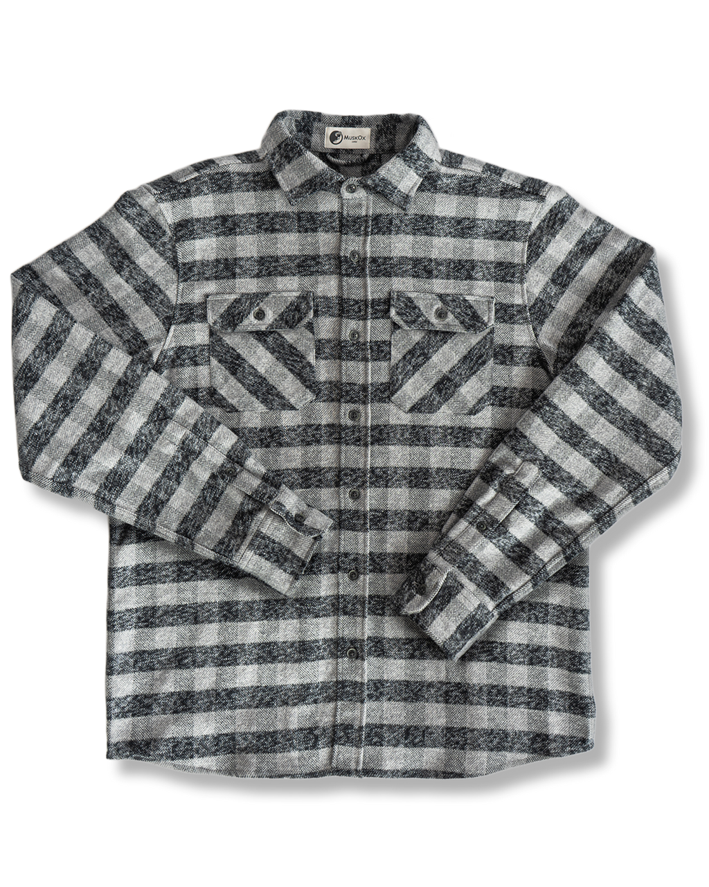 Grand Flannel, Charcoal Gingham